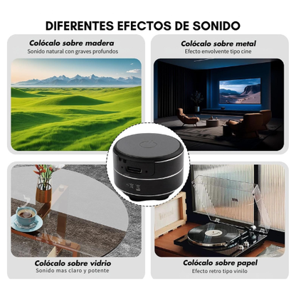 Mini Altavoz Portátil con Ventosa